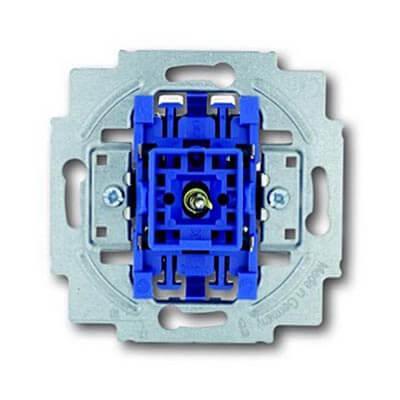 Выключатель одноклавишный двухполюсный ABB Impuls 10A 250V с подсветкой 2CKA001022A0656