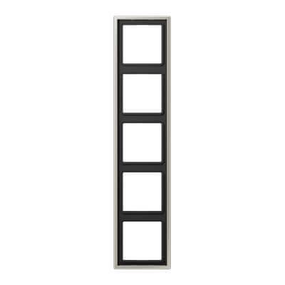 Рамка 5-постовая Jung LS 990 edelstahl ES2985