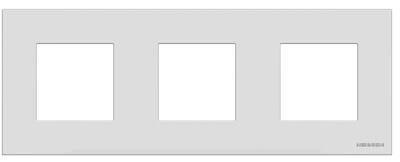 Рамка 3-постовая ABB Zenit альпийский белый 2CLA227300N1101