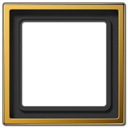 Рамка 1-постовая Jung LS 990 золото LS981GGO