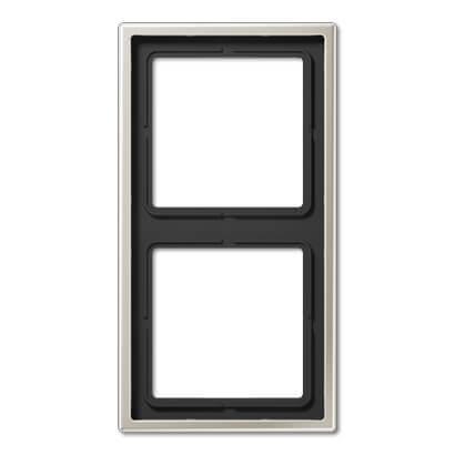 Рамка 2-постовая Jung LS 990 edelstahl ES2982