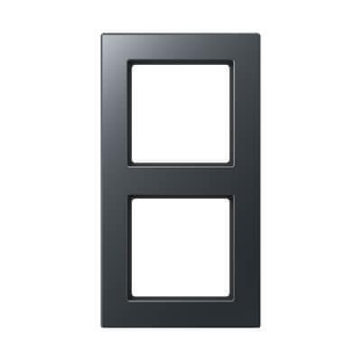 Рамка 2-постовая Jung A creation антрацит матовая AC582BFANM