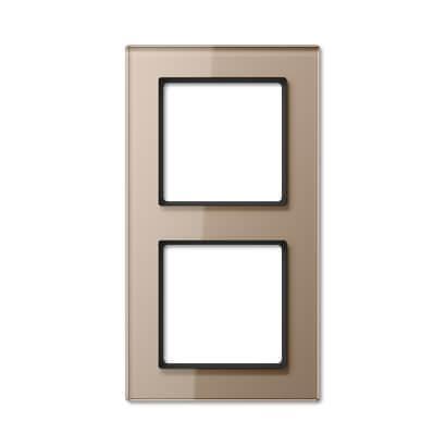 Рамка 2-постовая Jung A creation стекло шампань AC582GLCH