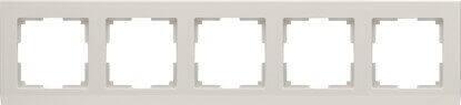 Рамка Werkel Stark на 5 постов слоновая кость WL04-Frame-05-ivory 4690389059360