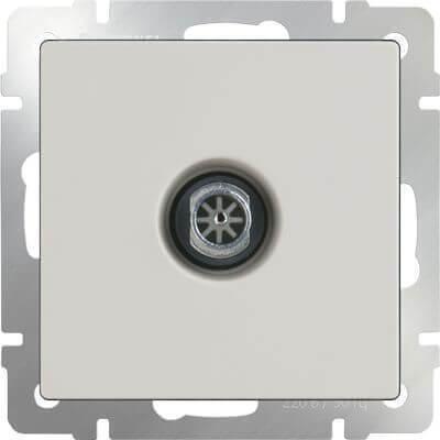 ТВ-розетка Werkel оконечная слоновая кость WL03-TV-ivory 4690389046285