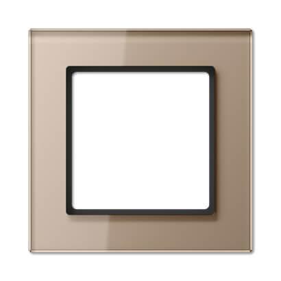 Рамка 1-постовая Jung A creation стекло шампань AC581GLCH