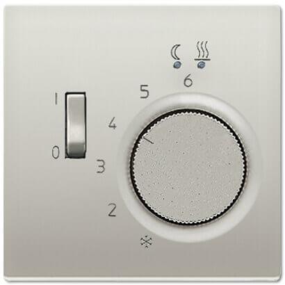 Регулятор теплого пола 10(4)А Jung LS 990 edelstahl FTRES231