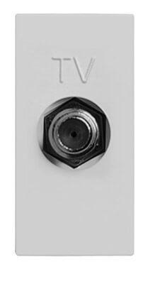 Розетка TV ABB Zenit серебро 2CLA215000N1301