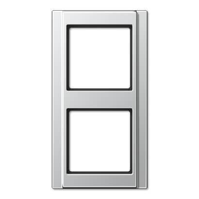 Рамка 2-постовая Jung A 500 алюминий A582AL