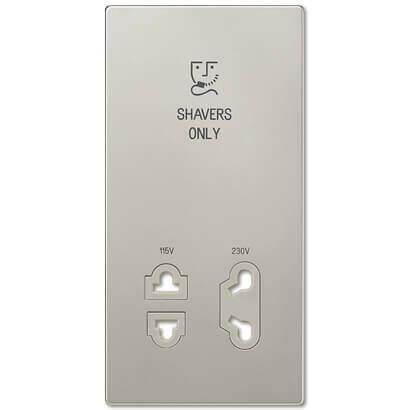 Накладка бритвенной розетки Jung LS 990 Edelstal SOES7522PL