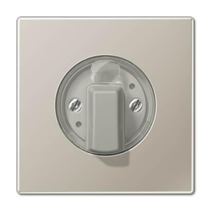 Накладка для поворотного диммера Jung нержавеющая сталь ES1941