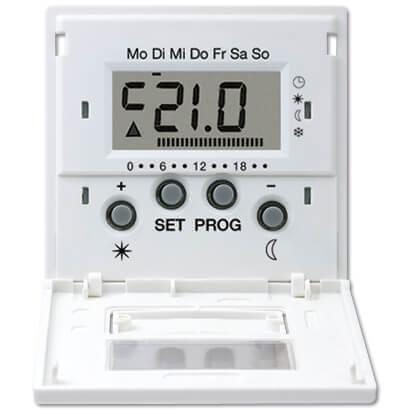 Дисплей термостата с таймером Jung LS 990 белый LSUT238DWW