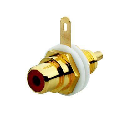 Разъём RCA/CINCH ABB BJE красный 2CKA000230A0453