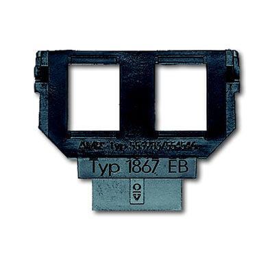 Суппорт для 2-х разъёмов ТЛФ ABB BJE 2CKA001764A0182