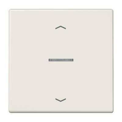 Накладка нажимного электронного жалюзийного выключателя Jung LS 990 бежевая LS5232