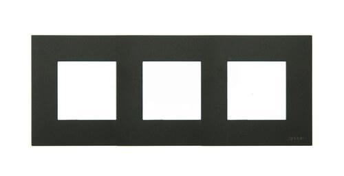 Рамка 3-постовая ABB Zenit антрацит 2CLA227300N1801