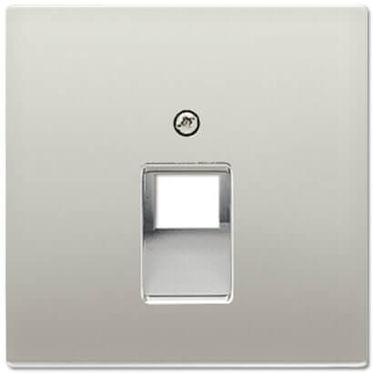 Накладка 1-ой наклонной телефонной/компьютерной розетки Jung LS 990 edelstahl ES2969-1UA