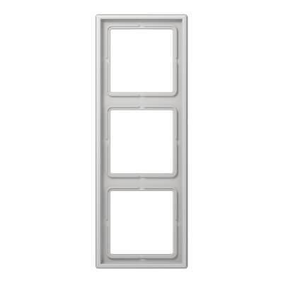 Рамка 3-постовая Jung LS 990 светло-серая LS983LG