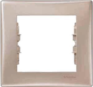 Рамки для розеток и выключателей титанового цвета