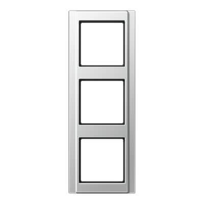 Рамка 3-постовая Jung A 500 алюминий A583AL