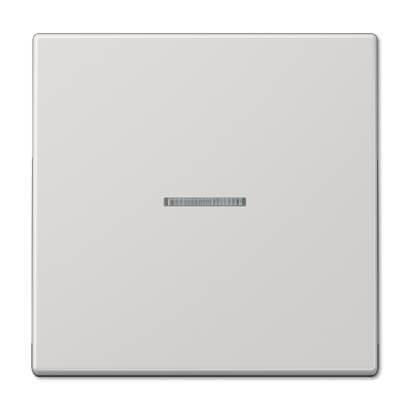 Накладка светорегулятора/выключателя нажимного с индикацией Jung LS 990 светло-серая LS1561.07ULG