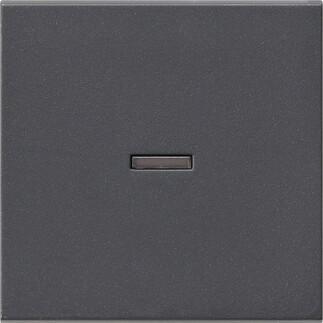 Лицевая панель Gira System 55 выключателя одноклавишного с подсветкой антрацит 029028