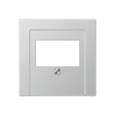 Накладка розетки TAE, моно/стерео-аудиорозетки Jung A 500 алюминий A569PLTAL