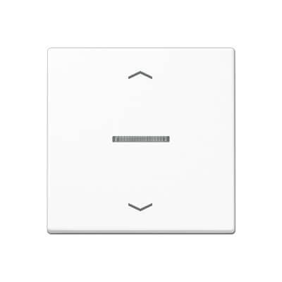 Накладка жалюзийного выключателя нажимного электронного Jung A 500 белая A5232WW