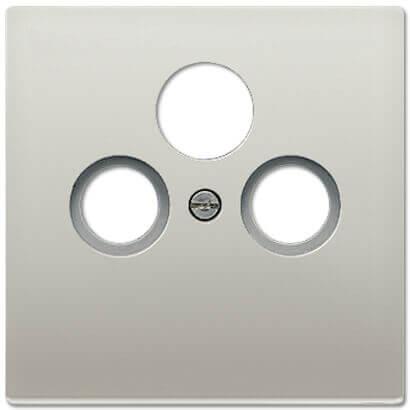 Накладка TV-FM-SAT розетки Jung LS 990 edelstahl ES2990SAT