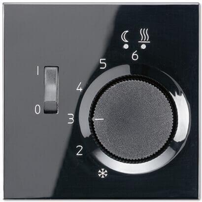 Регулятор теплого пола 10(4)А Jung LS 990 черный FTRLS231SW