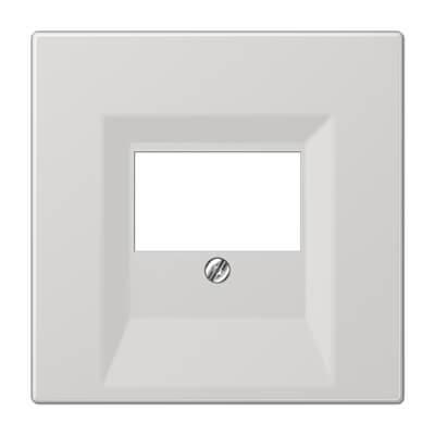 Накладка розетки ТАЕ, моно/стерео-аудиорозетки,комбинированной вставки Jung LS 990 светло-серая LS969TLG