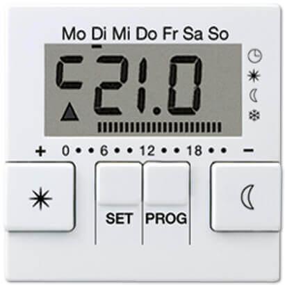 Дисплей термостата с таймером Jung A 500 белый AUT238DWW