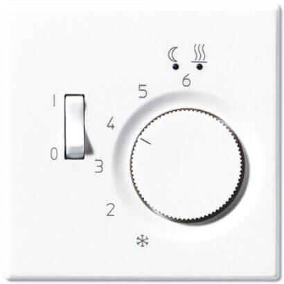 Регулятор теплого пола 10(4)А Jung LS 990 белый FTRLS231WW