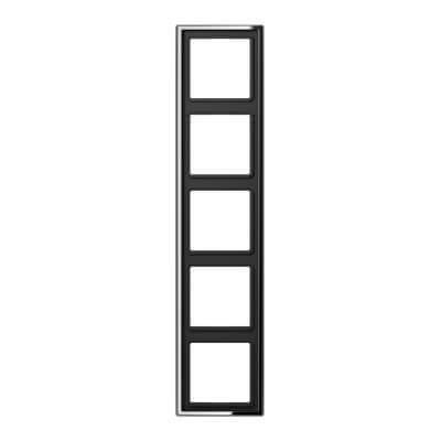 Рамка 5-постовая Jung LS 990 блестящий хром GCR2985