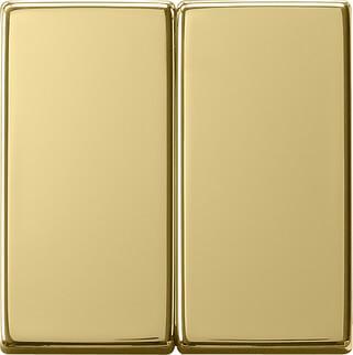 Лицевая панель Gira System 55 выключателя двухклавишного латунь 0295604