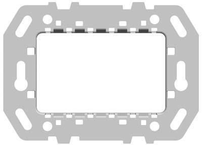 Суппорт 3-модульный без монтажных лапок ABB Zenit 2CLA247390N1001