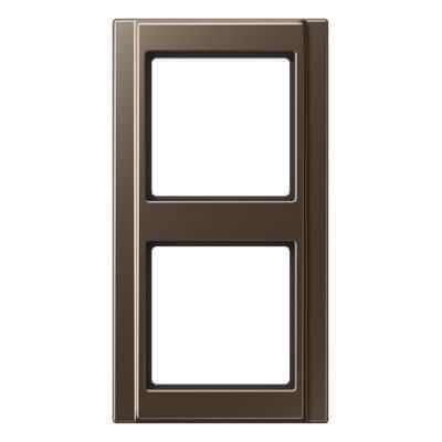 Рамка 2-постовая Jung A 500 мокка A582MO