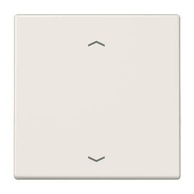 Накладка нажимного электронного жалюзийного выключателя с ДУ (радио) Jung LS 990 бежевая LS5232F