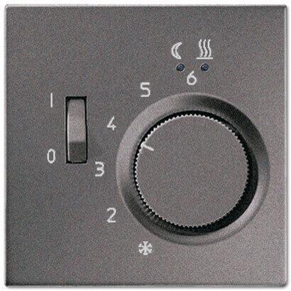 Накладка регулятора теплого пола Jung LS 990 антрацит ALFTR231PLAN