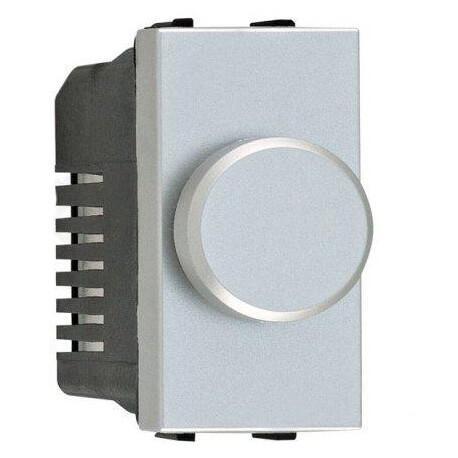 Диммер поворотный ABB Zenit серебро 2CLA216010N1301