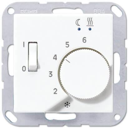 Регулятор теплого пола 10(4)А Jung A 500 белая FTRA231WW