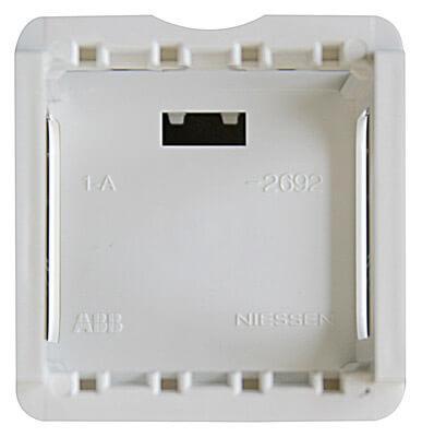 Адаптер для установки на DIN-рейку ABB Zenit альпийский белый 2CLA269200N1101