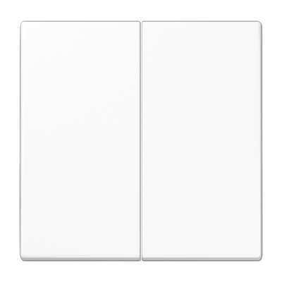 Клавиша двойная Jung LS 990 белая LS995WW