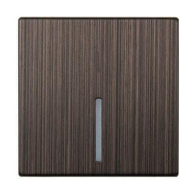 Лицевая панель Werkel выключателя c подсветкой бронзовая WL12-SW-1G-LED-CP 4690389100536