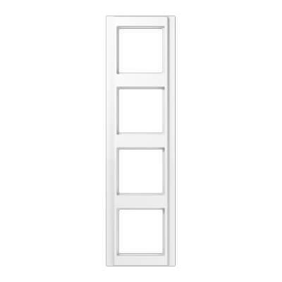 Рамка 4-постовая Jung A 500 белая A584WW