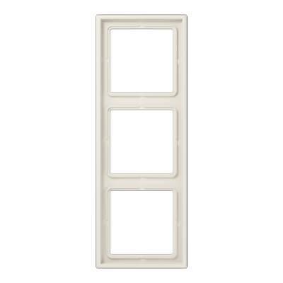 Рамка 3-постовая Jung LS 990 бежевая LS983W