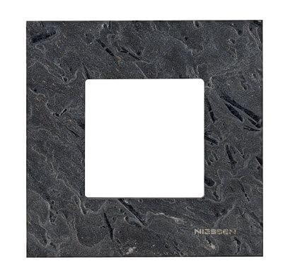 Рамка 1-постовая ABB Zenit сланец 2CLA227100N2201