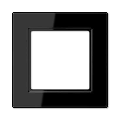 Рамка 1-постовая Jung A creation черная AC581SW