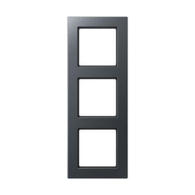 Рамка 3-постовая Jung A creation антрацит матовая AC583BFANM