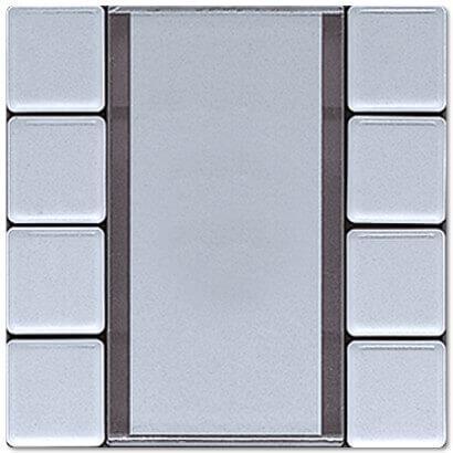 Радиопередатчик настенный 4 канальный Jung LS 990 алюминий AL44F